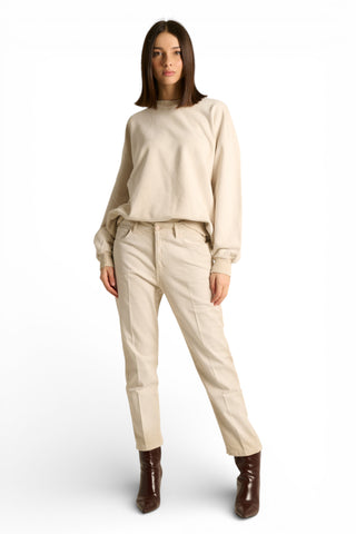 Felpa Vale oversize basic con lavaggio spraywash