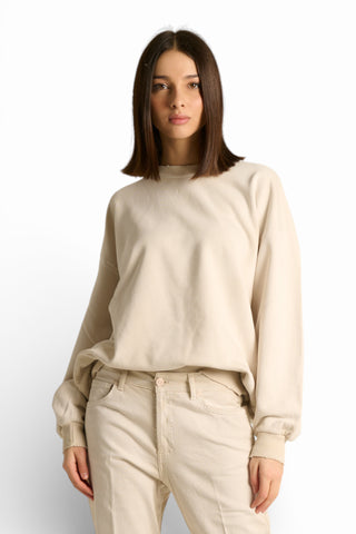 Felpa Vale oversize basic con lavaggio spraywash