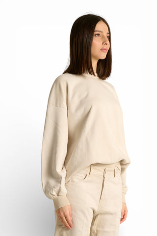 Felpa Vale oversize basic con lavaggio spraywash