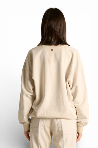 Felpa Vale oversize basic con lavaggio spraywash