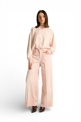 Felpa Vale oversize basic con lavaggio spraywash