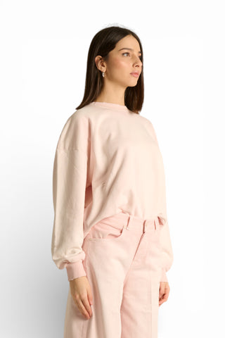 Felpa Vale oversize basic con lavaggio spraywash