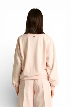 Felpa Vale oversize basic con lavaggio spraywash