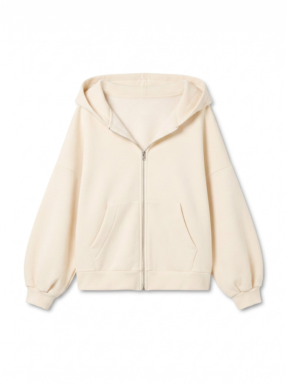 Felpa Mia bomber oversize con cappuccio in candy cotton