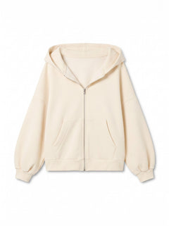 Felpa Mia bomber oversize con cappuccio in candy cotton