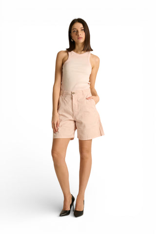 Canotta Isa slim in costina spraywash