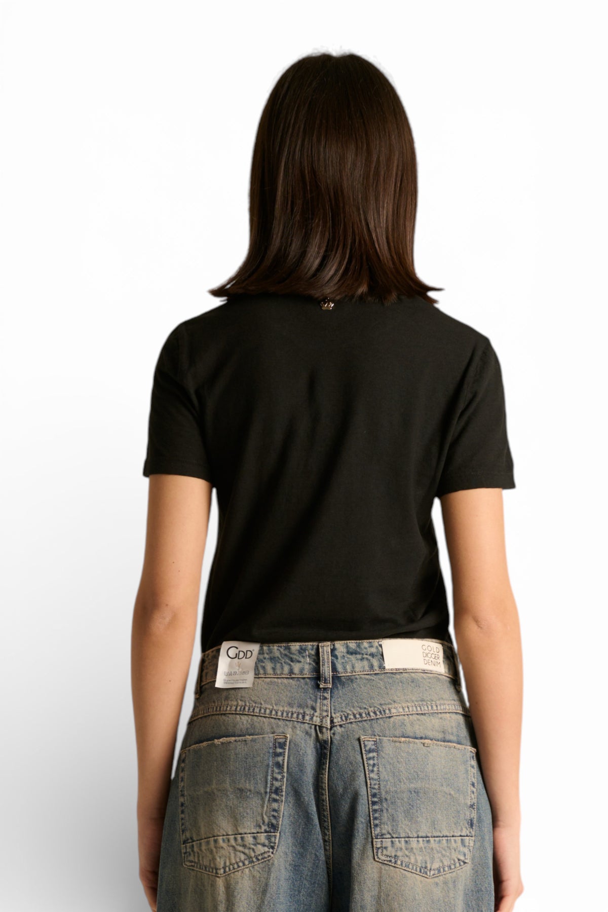 T-shirt Lena basic in cotone misto lino