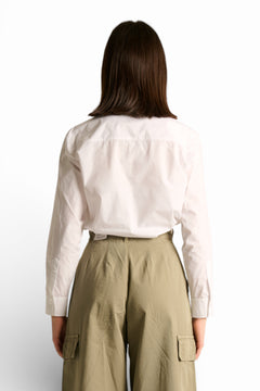 Camicia Phoebe basic in popeline di cotone