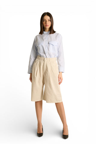 Camicia Kory box fit relaxed con tasche a toppa