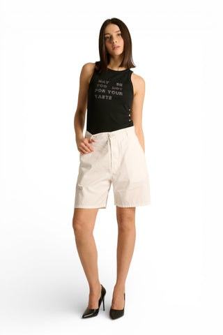 Canotta Yara in costina con stampa japan