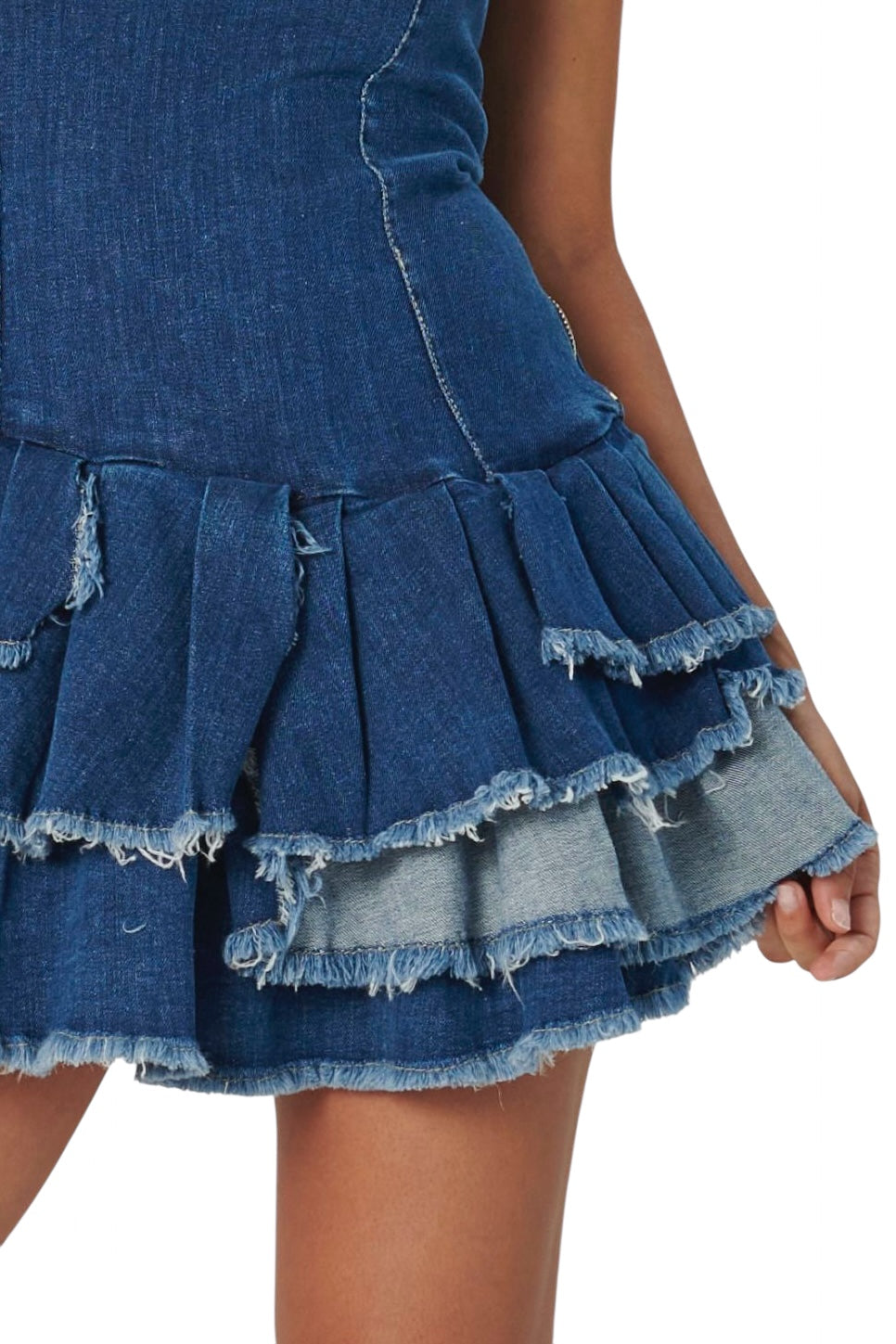 Minidress MIKA in denim stretch