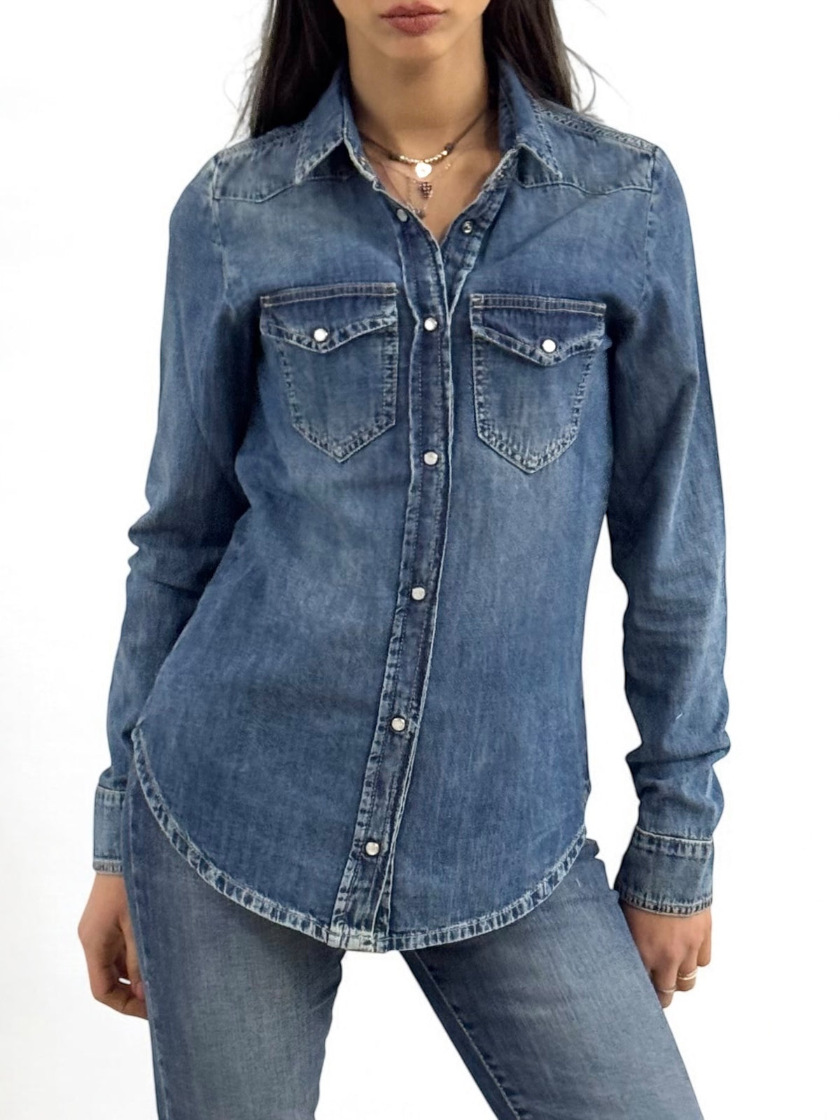 Camicia PAULA texana in denim
