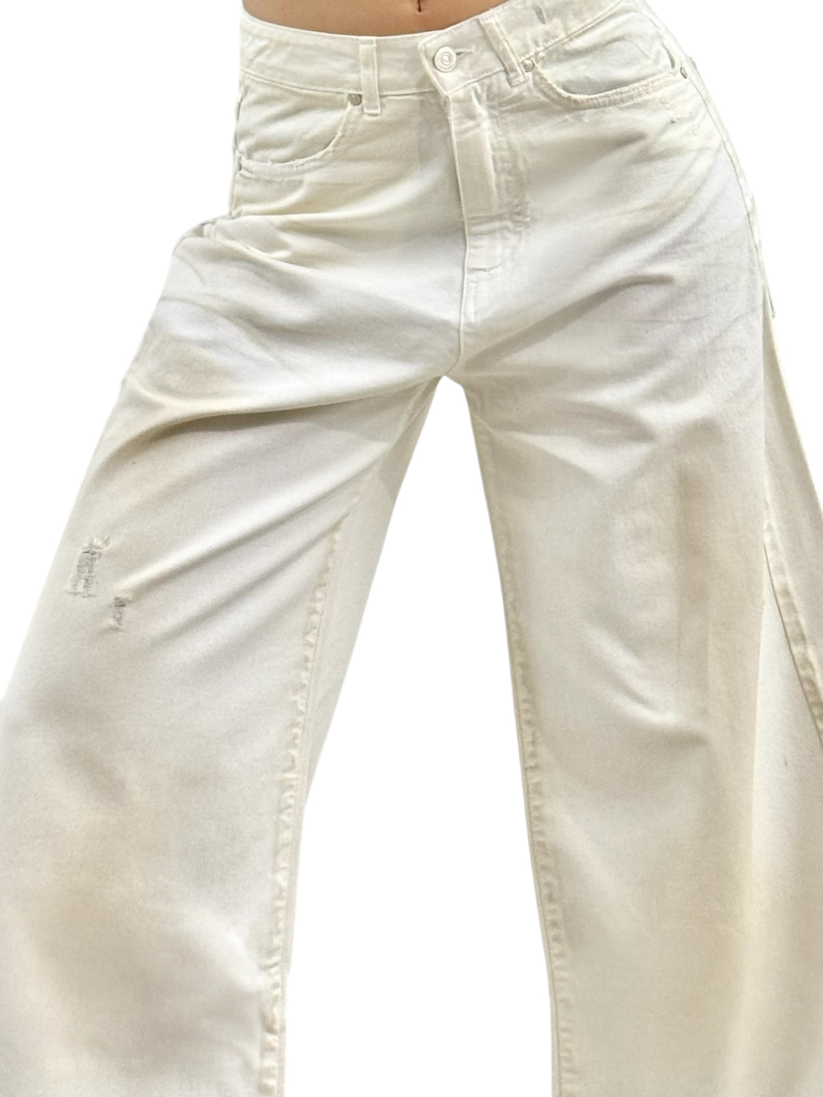 Pantaloni ASTRA superpocket in drill sporcato