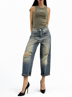 ARETHA ankle-fit jeans