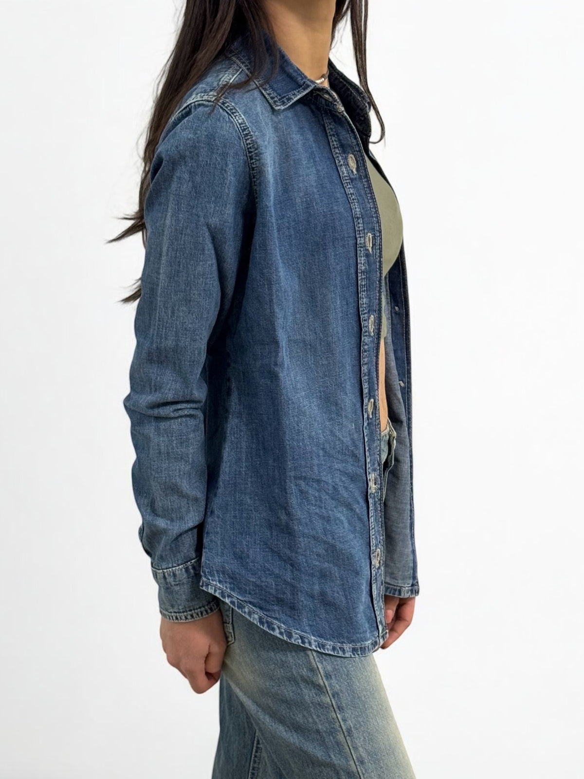 Camicia basic PARIS in denim