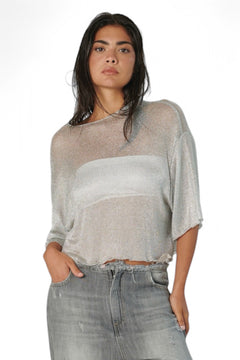 Shirt oversize WENDY retina lurex