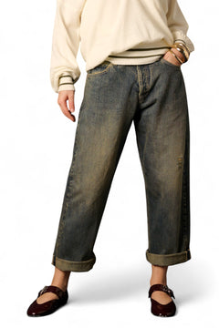 Relaxed Abby jeans in selvedge denim