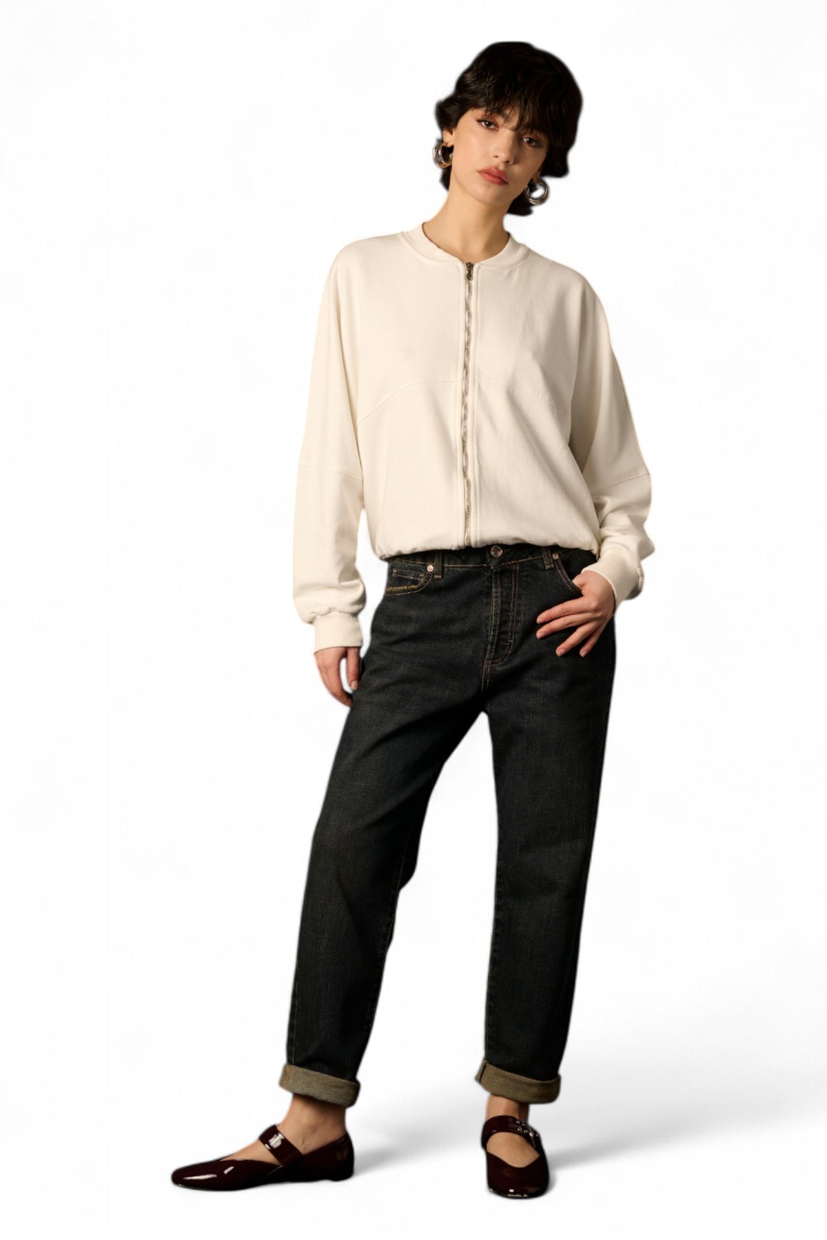 Jeans Abby relaxed in denim japan