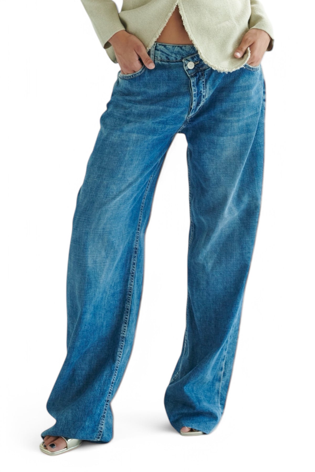 Jeans ADRIA bustino asimmetrico
