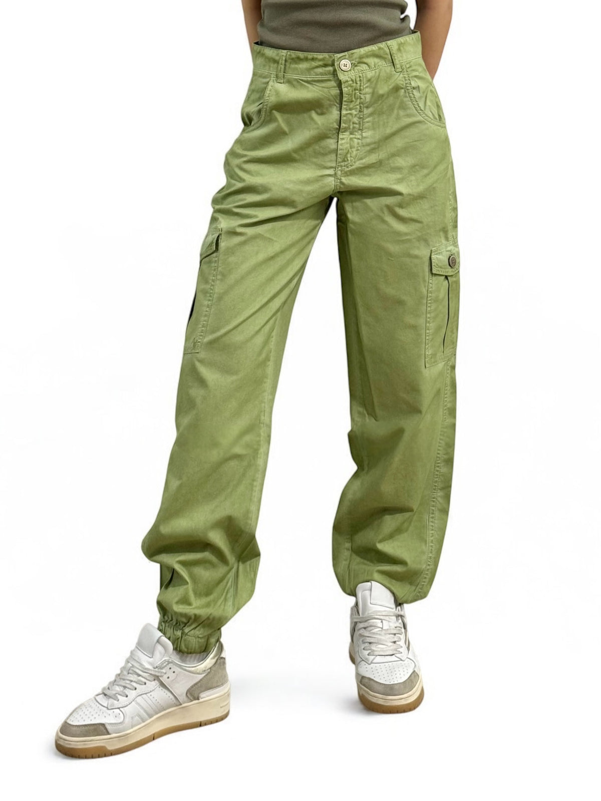 Pantaloni ALLIE cargo jogger acid wash
