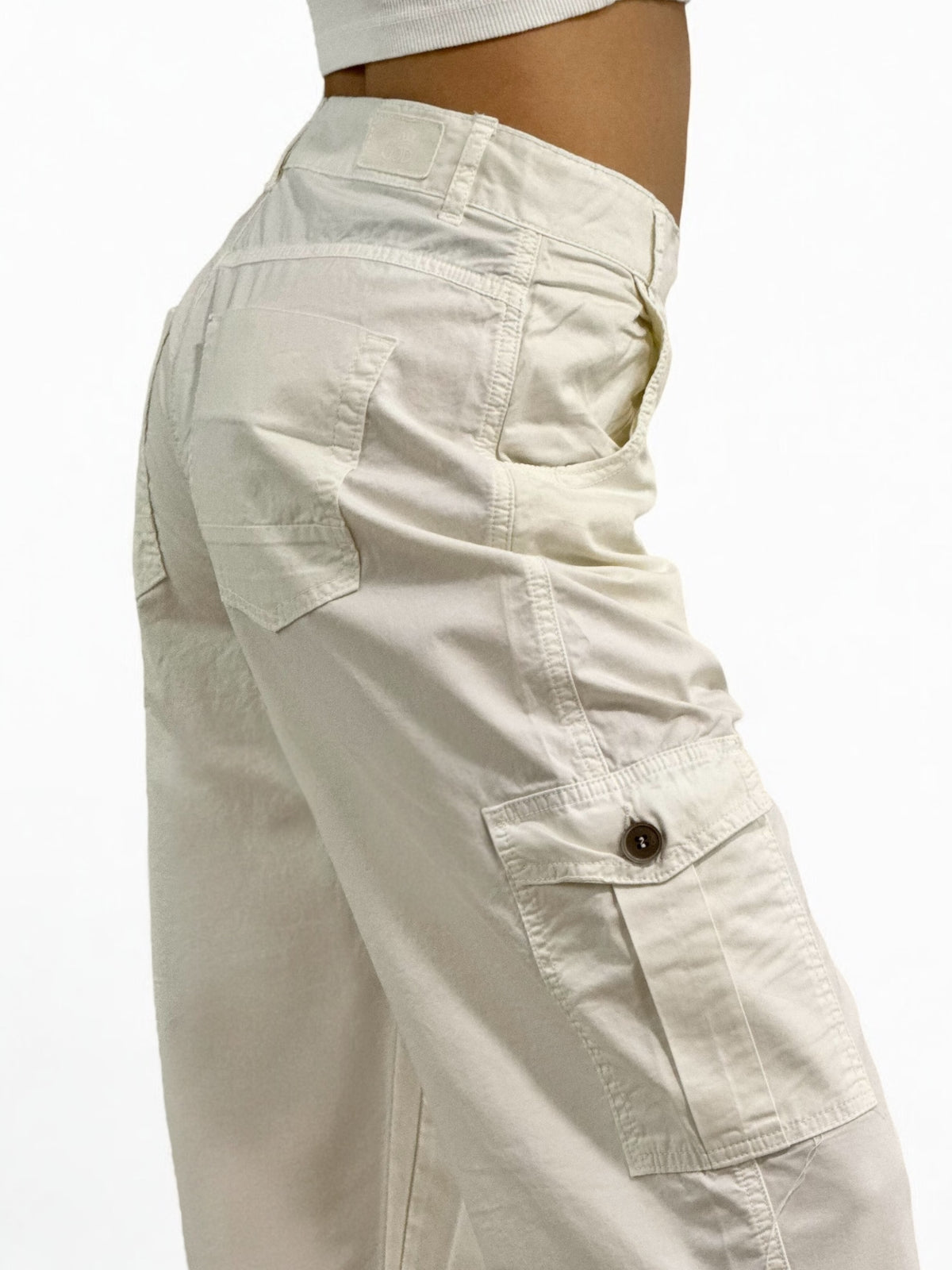 Pantaloni ALLIE cargo jogger acid wash