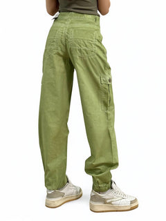 Pantaloni ALLIE cargo jogger acid wash