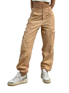 Pantaloni ALLIE cargo jogger acid wash