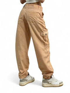 Pantaloni ALLIE cargo jogger acid wash