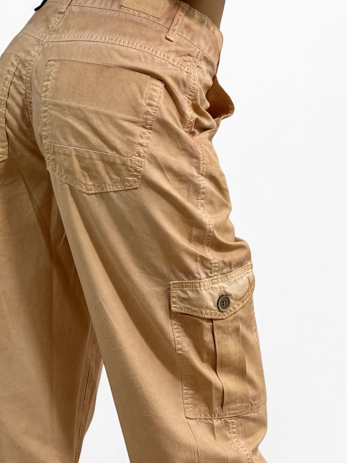 Pantaloni ALLIE cargo jogger acid wash