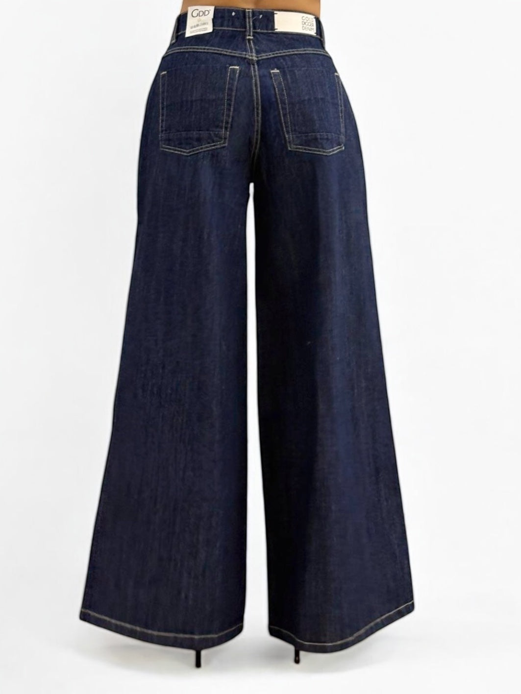 Jeans AMY wide leg in denim