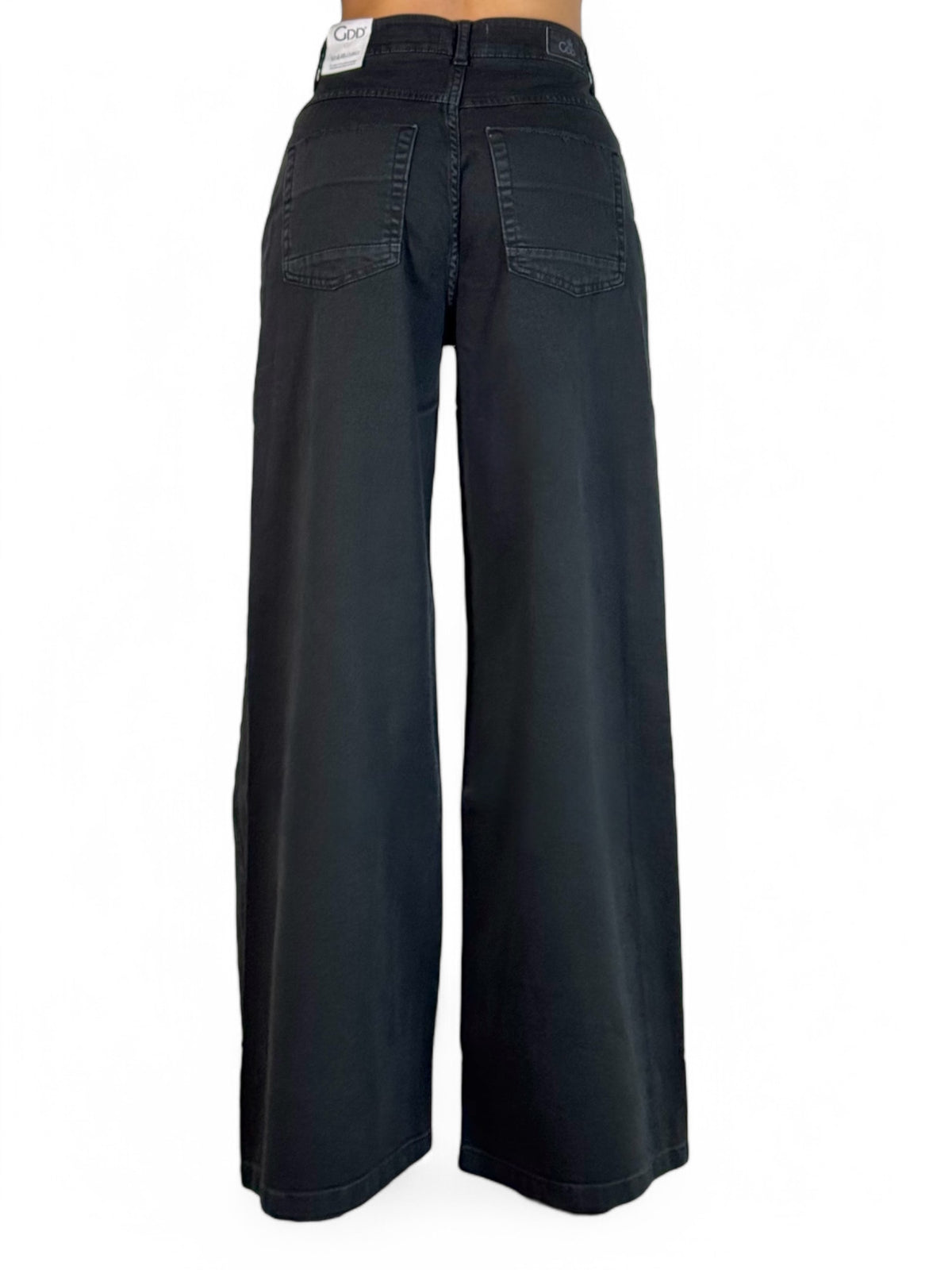 Pantaloni AMY wide leg in drill