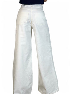 Pantaloni AMY wide leg in drill
