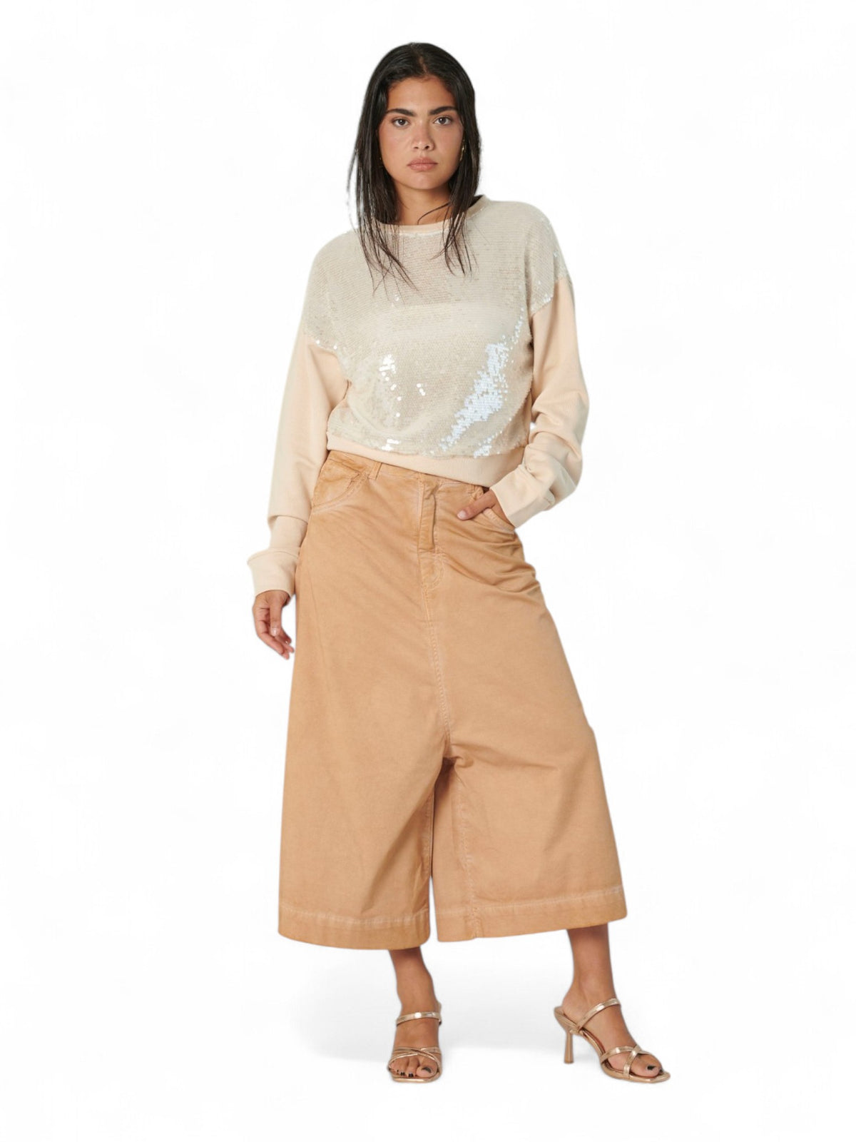 Pantagonna ANDRA in gabardine acid wash