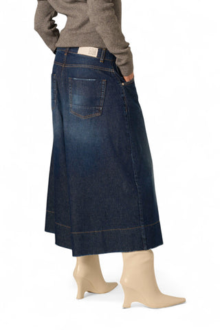 Pantagonna Andra in denim slegato