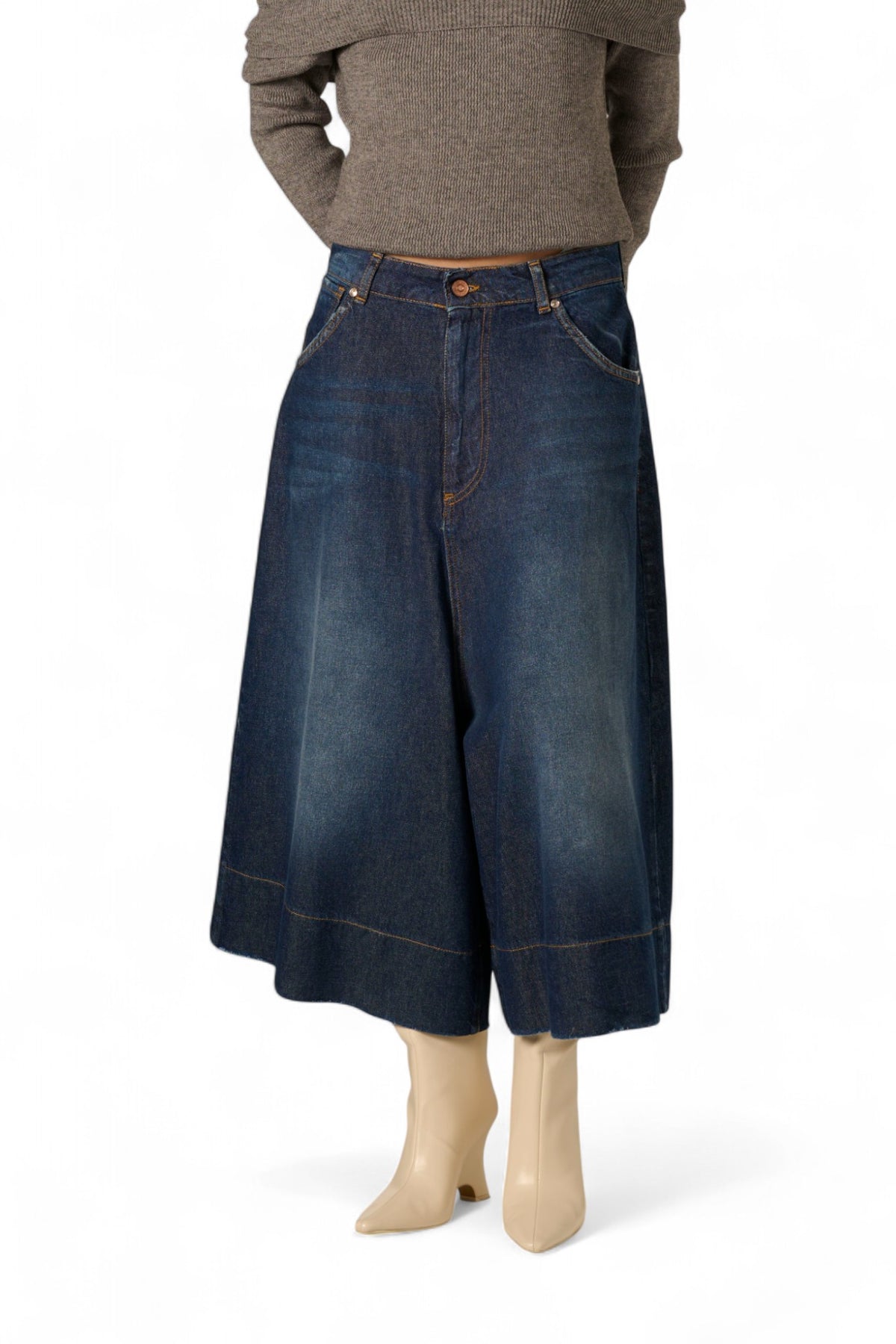 Pantagonna Andra in denim slegato