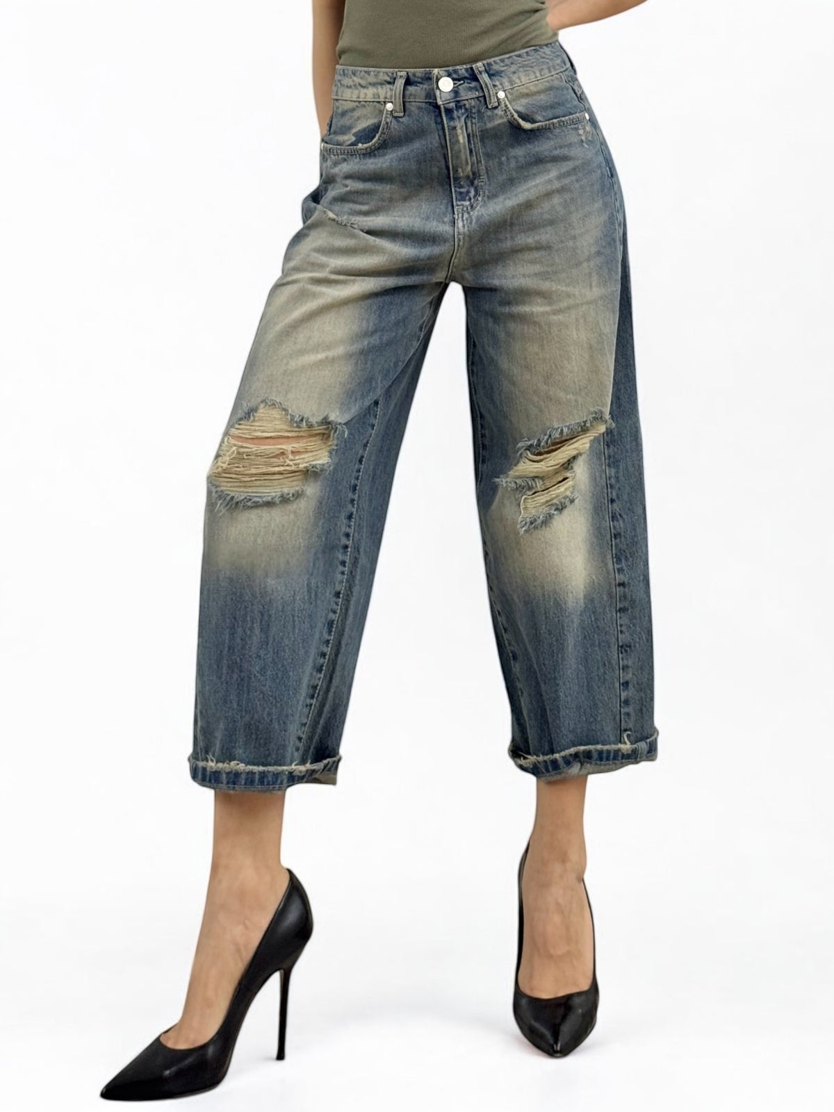 ARETHA ankle-fit jeans