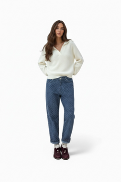 Jeans Arya relaxed vita bassa - modella taglia 26 altezza 165cm
