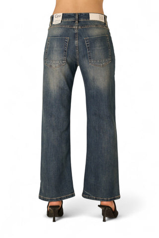 Jeans Aurora a trombetta in denim comfort