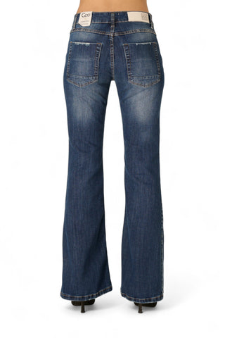 Jeans Avery flared in denim comfort