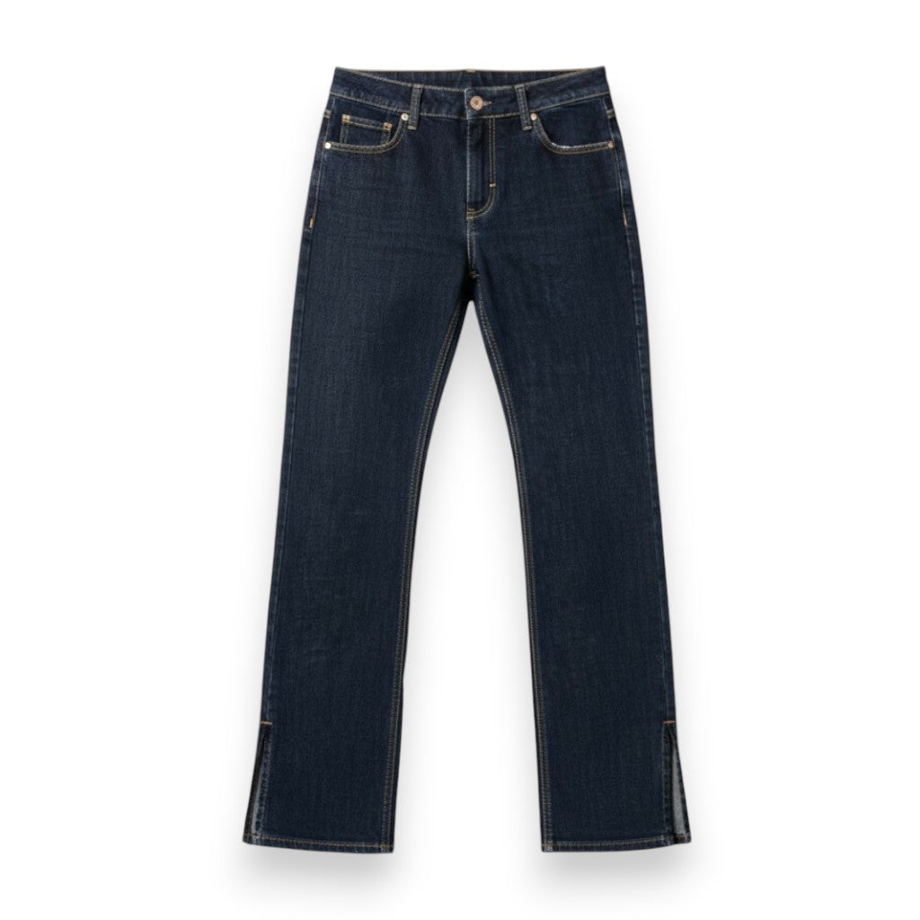 Jeans Bebe con spacchetto fondo in denim japan