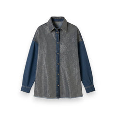 Giacca camicia Kira con applicazione
