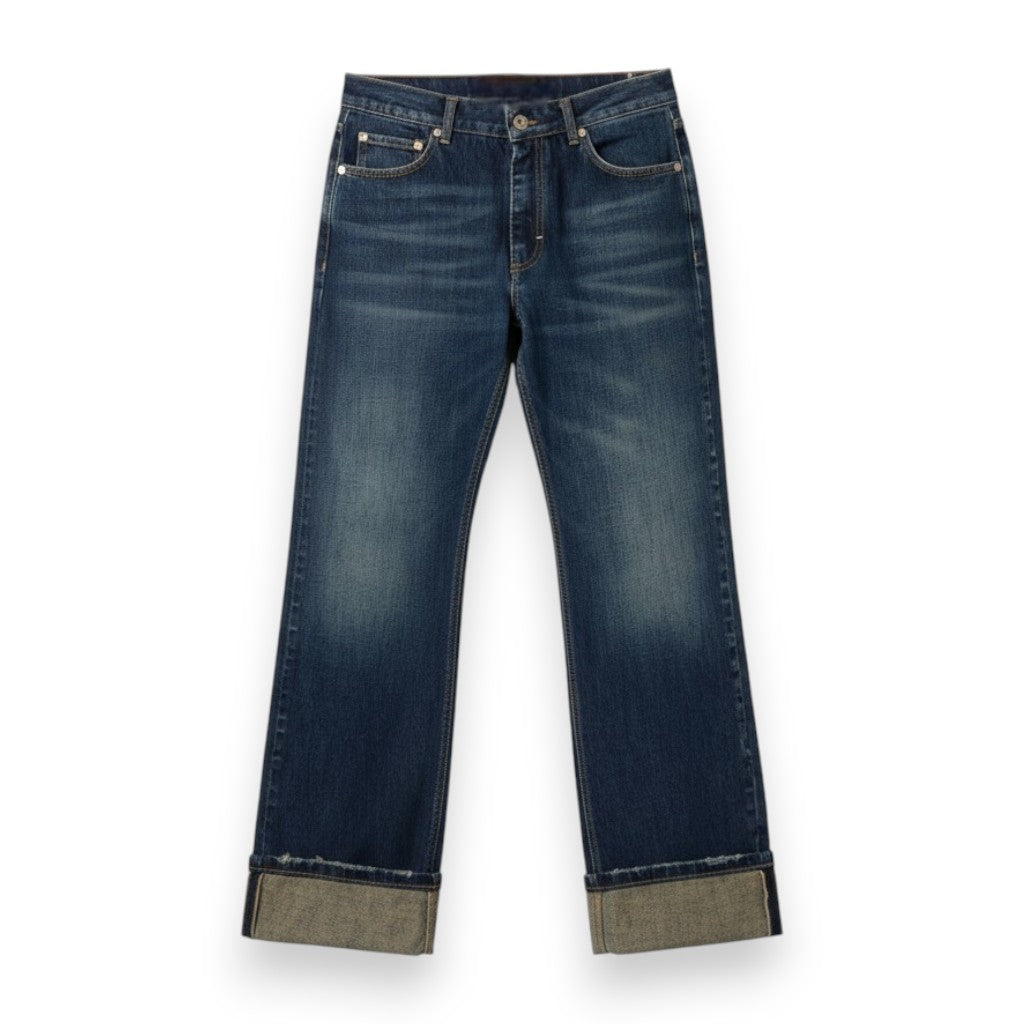Jeans Eva in denim cimmosato