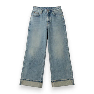 Jeans Eden wide in denim cimmosato