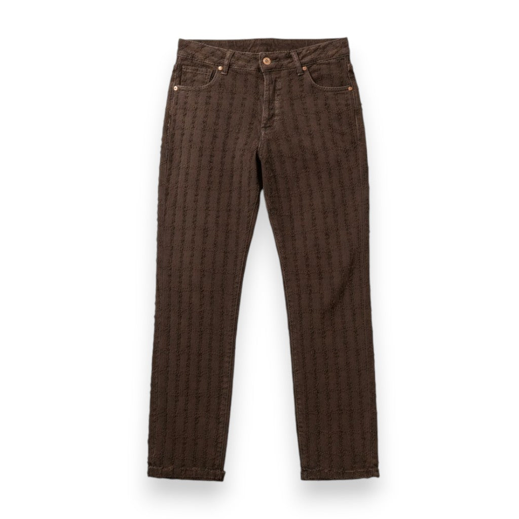 Pantaloni Giusy 90's fit in drill laserato