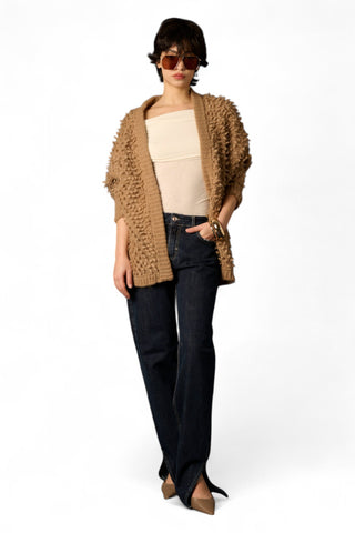 Jeans Bebe con spacchetto fondo in denim japan