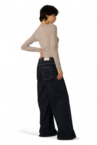 Jeans Becca wide leg in denim japan