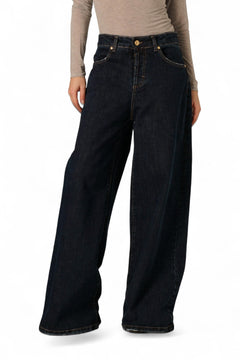 Jeans Becca wide leg in denim japan