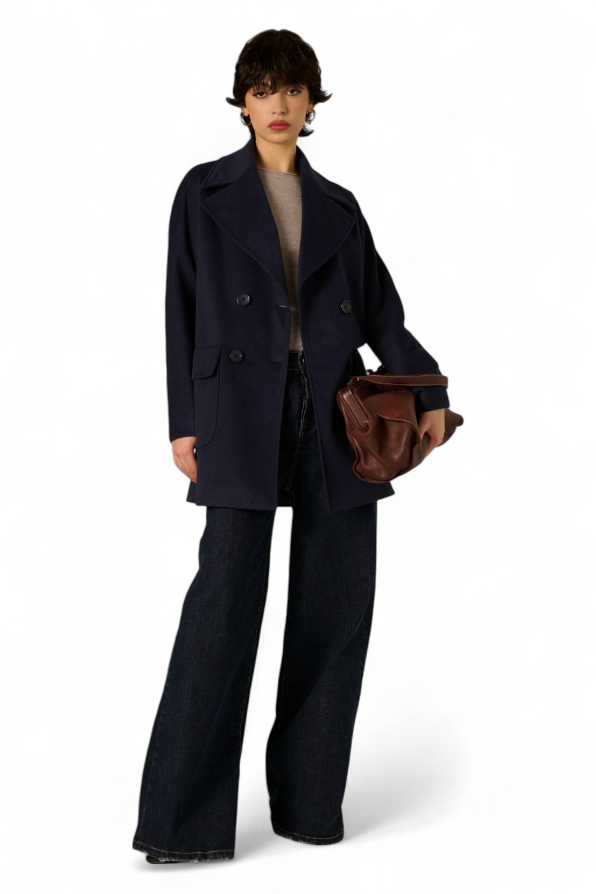 Jeans Becca wide leg in denim japan