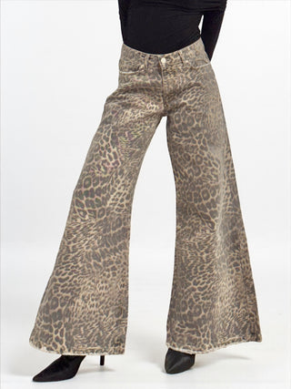 Pantaloni Buffy wide leg - vista completa gamba ampia versatile
