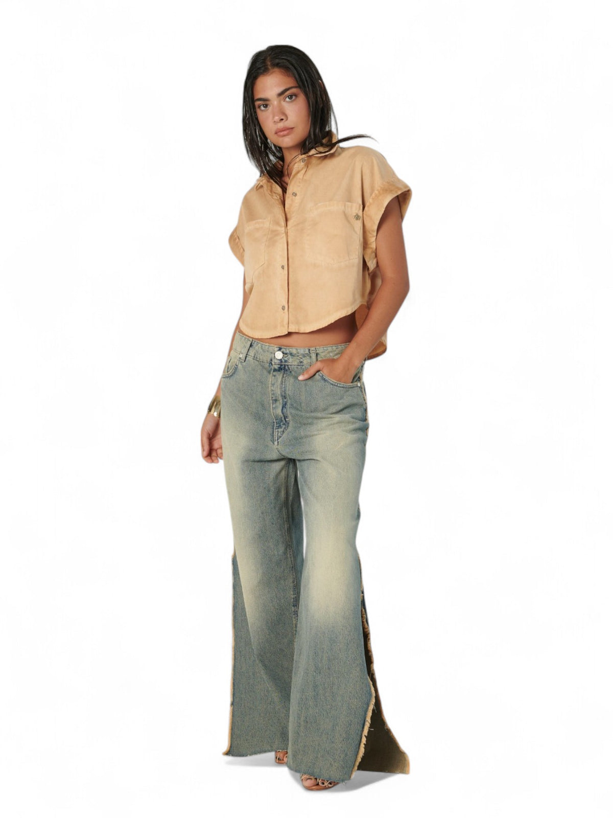 Jeans CALI con aperture laterali